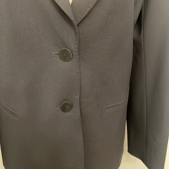 Lafayette 148 Perfect Navy 2 Button Blazer/Jacket Wool - Picture 9 of 12